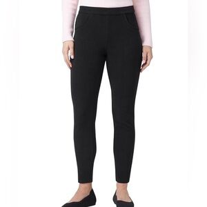 HUE Women's Black Pull On Skinny Pants Size Small